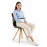 Buy Dining Chair Brielle Upholstered Scandi Design Wooden Legs Premium - Patchwork Jay Multicolour 59962 at MyFaktory